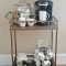 Wonderful Apartment Coffee Bar Cart Ideas 46