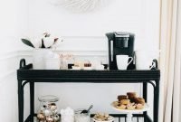 Wonderful Apartment Coffee Bar Cart Ideas 50