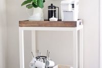 Wonderful Apartment Coffee Bar Cart Ideas 53