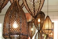 Adorable Hanging Lamp Designs Ideas From Rattan 08