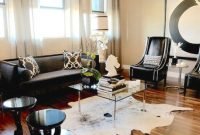 Catchy Living Room Designs Ideas With Bold Black Furniture 17