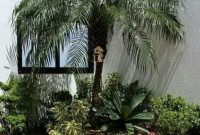 Cute Palm Gardening Ideas For Front Yard 16