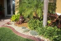 Cute Palm Gardening Ideas For Front Yard 18