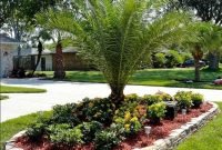 Cute Palm Gardening Ideas For Front Yard 53