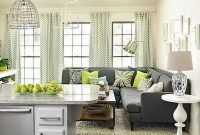 Enchanting Living Rooms Ideas With Combinations Of Grey Green 03