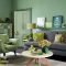 Enchanting Living Rooms Ideas With Combinations Of Grey Green 19