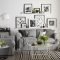 Enchanting Living Rooms Ideas With Combinations Of Grey Green 46