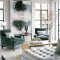 Enchanting Living Rooms Ideas With Combinations Of Grey Green 50