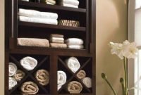 Luxury Towel Storage Ideas For Bathroom 27