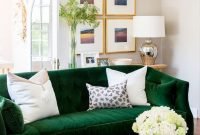 Popular Velvet Sofa Designs Ideas For Living Room 04