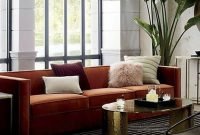 Popular Velvet Sofa Designs Ideas For Living Room 15