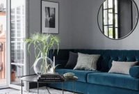 Popular Velvet Sofa Designs Ideas For Living Room 30