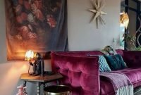 Popular Velvet Sofa Designs Ideas For Living Room 50