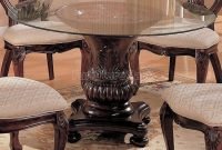 Striking Round Glass Table Designs Ideas For Dining Room 04
