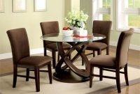 Striking Round Glass Table Designs Ideas For Dining Room 16