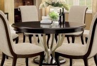 Striking Round Glass Table Designs Ideas For Dining Room 17