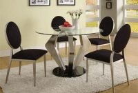 Striking Round Glass Table Designs Ideas For Dining Room 31