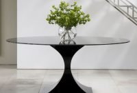 Striking Round Glass Table Designs Ideas For Dining Room 37