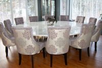 Striking Round Glass Table Designs Ideas For Dining Room 49
