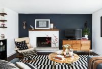 Catchy Living Room Designs Ideas With Bold Black Furniture 22