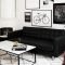 Catchy Living Room Designs Ideas With Bold Black Furniture 33