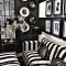 Catchy Living Room Designs Ideas With Bold Black Furniture 34
