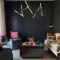 Catchy Living Room Designs Ideas With Bold Black Furniture 35