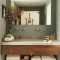Cozy Small Bathroom Ideas With Wooden Decor 19