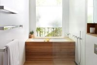 Cozy Small Bathroom Ideas With Wooden Decor 26