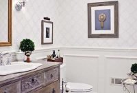 Cozy Small Bathroom Ideas With Wooden Decor 32