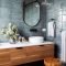 Cozy Small Bathroom Ideas With Wooden Decor 35