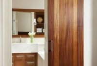 Cozy Small Bathroom Ideas With Wooden Decor 41