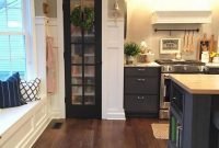 Creative Painted Kitchen Cabinets Design Ideas 10