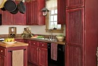 Creative Painted Kitchen Cabinets Design Ideas 14