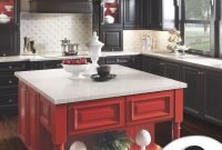 Creative Painted Kitchen Cabinets Design Ideas 23