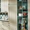 Creative Painted Kitchen Cabinets Design Ideas 38