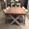 Cute Farmhouse Table Design Ideas Which Is Not Outdated 06