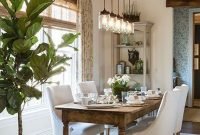 Cute Farmhouse Table Design Ideas Which Is Not Outdated 13
