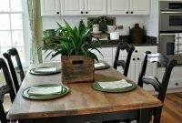 Cute Farmhouse Table Design Ideas Which Is Not Outdated 15