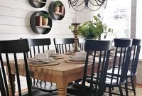 Cute Farmhouse Table Design Ideas Which Is Not Outdated 17