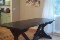 Cute Farmhouse Table Design Ideas Which Is Not Outdated 18