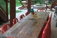 Cute Farmhouse Table Design Ideas Which Is Not Outdated 29