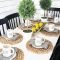 Cute Farmhouse Table Design Ideas Which Is Not Outdated 31