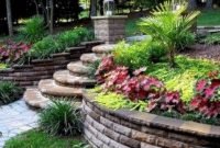 Gorgeous Front Yard Retaining Wall Ideas For Front House 33