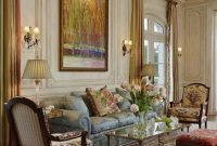 Impressive French Style Living Room Designs Ideas 15