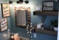 Popular Farmhouse Small Bathroom Decorating Ideas 17