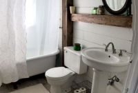 Popular Farmhouse Small Bathroom Decorating Ideas 27