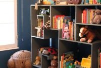 Cozy Bookcase Ideas For Kids Room 08