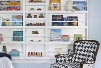 Cozy Bookcase Ideas For Kids Room 37
