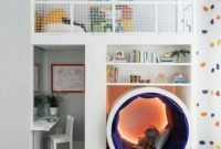 Cozy Bookcase Ideas For Kids Room 45